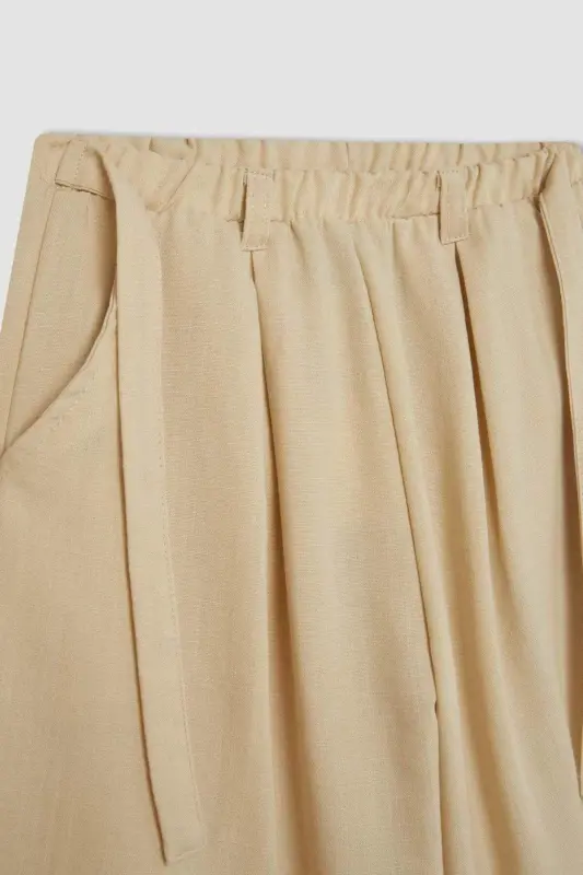 Girls' Wide Leg Trousers C0273A824SM - 8