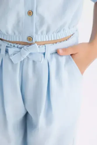 Girls Wide Leg Trousers C0273A824SM - 5