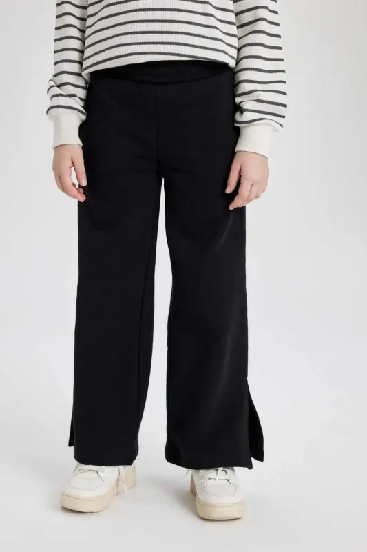 Girls Wide Leg Wide Ripped Hem Trousers C0310a824sm - 4