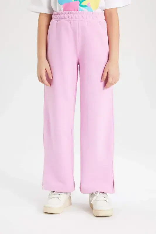 Girls Wide Leg Wide Slit Pants C0310a824sm - 4