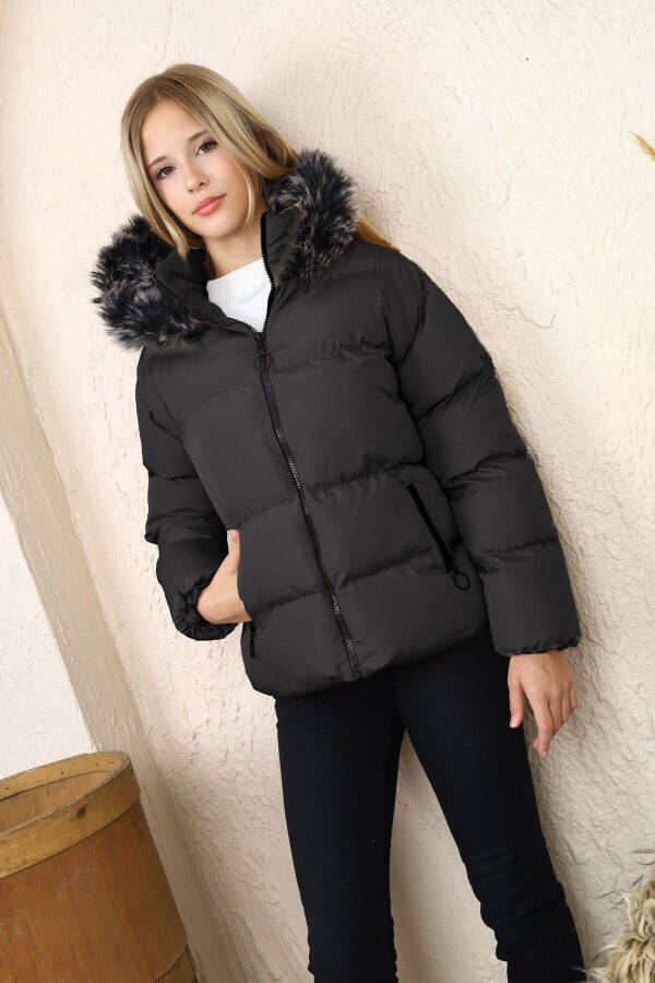 Girls' Winter Sports Fur Jacket - 11-15 Years - 2