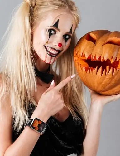 Girovo Cartoon Engraved Bands Compatible with Apple Watch Band 40/38/41/42/49/45/44/46mm Women, Two-Tone Cute Soft Silicone Stylish Sport Strap for iWatch Series 10/9/8/7/6/5/4/3/2/1/SE - 1