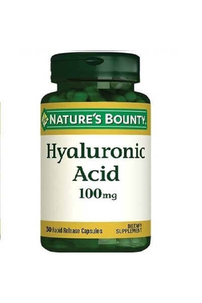 Giyaluron kislotasi 100 mg 30 kapsula - NATURE'S BOUNTY (1)