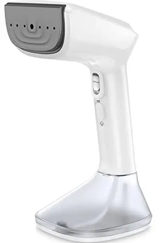 Steamer for Clothes - 1800W Powerful Steam, 2 Modes for Wet and Dry Ironing, 20-Second Fast Heat-up,Detachable Water Tank with Heat-Resistant Gloves -Removing Wrinkles.Only for 120V Countries.White - 12