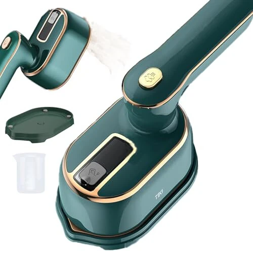 Travel Steamer for Clothes -1000W Small Steam Irons Foldable for Wrinkle Removal, Compact Portable Mini Steamer for Clothes Travel College Dorm Office Home Garment Steamer for Clothes 120V - 1