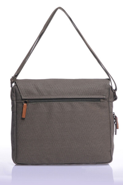 Gk12 Canvas Messenger Crossbody Bag Khaki - 12