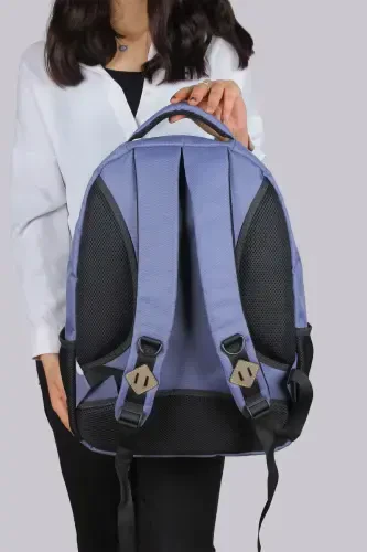 Gk19 Unisex Maktab Ryukzaki Talaba Kundalik Sayohat Ta'til Sport Yugurish Sayohat Sayohat Gezi Kamp Kundalik Ind-INDIGO - 5