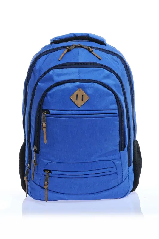 GK19 UNISEX MAKTAB XALTA O'QUVCHI KUNDALIK SAYOHAT TA'TIL SPORT YURISH SAYOHAT SAFAR SAYOQ KAMP KUNDALIK SAK-SAKS MAVİ - 1