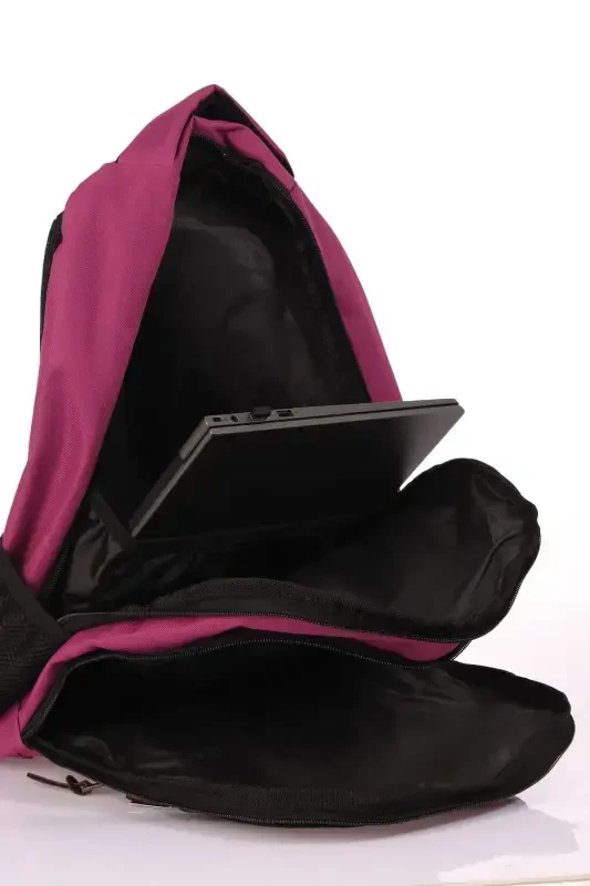 Gk19 Unisex School Backpack Student Daily Travel Holiday Sports Hiking Travel Trip Camping Daily Lil-LILAC - 7