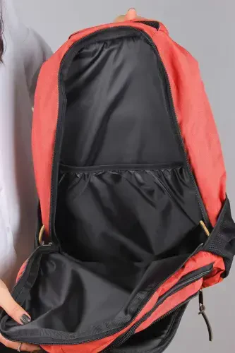 Gk19 Unisex School Backpack Student Daily Travel Holiday Sports Hiking Travel Trip Camping Daily Som-SALMON - 6