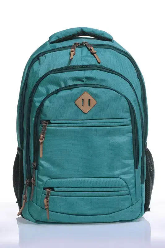 Gk19 Unisex School Backpack Student Daily Travel Holiday Sports Hiking Travel Trip Camping Daypack-TURQUOISE - 2