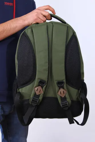 GK19 UNISEX SCHOOL BACKPACK STUDENT DAILY TRAVEL HOLIDAY SPORTS HIKING TRIP TRAVEL CAMP DAILY GRN-GREEN - 3