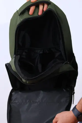 GK19 UNISEX ШКОЛЬНЫЙ РЮКЗАК СТУДЕНЧЕСКИЙ ДЛЯ ЕЖЕДНЕВНЫХ ПОЕЗДОК ОТДЫХ СПОРТ ПЕШИЙ ТУРИЗМ ПУТЕШЕСТВИЯ ЭКСКУРСИИ КЕМПИНГ ЕЖЕДНЕВНЫЙ ЗЕЛ-ЗЕЛЕНЫЙ - 6