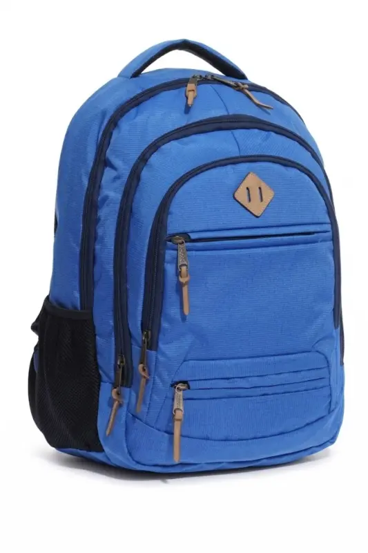 GK19 UNISEX ШКОЛЬНЫЙ РЮКЗАК СТУДЕНЧЕСКИЙ ДЛЯ ЕЖЕДНЕВНЫХ ПОЕЗДОК ПУТЕШЕСТВИЙ СПОРТА ПЕШИХ ПРОГУЛОК ПОХОДОВ КЕМПИНГА СУМКА-САКС СИНЯЯ - 3