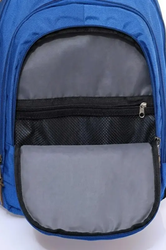 GK19 UNISEX ШКОЛЬНЫЙ РЮКЗАК СТУДЕНЧЕСКИЙ ДЛЯ ЕЖЕДНЕВНЫХ ПОЕЗДОК ПУТЕШЕСТВИЙ СПОРТА ПЕШИХ ПРОГУЛОК ПОХОДОВ КЕМПИНГА СУМКА-САКС СИНЯЯ - 5