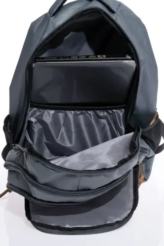 Gk19 Unisex Школьный Рюкзак Студенческий Повседневный Дорожный Отпуск Спорт Ходьба Путешествия Экскурсия Кемпинг Повседневный Серый-СЕРЫЙ - 6