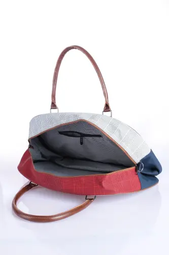 Gk25 Classic Travel Suitcase Sports Hospital Bag Hand and Shoulder Maternity Bag Cabin Size Stewardess Suitcase-NAVY BLUE - 4