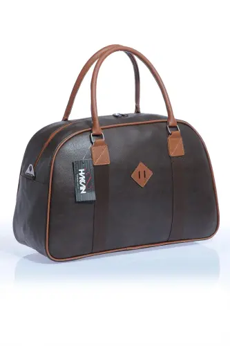 Gk25 Classic Travel Suitcase Sports Hospital Bag Hand and Shoulder Mother Baby Bag Cabin Size Hostess Suitcase-BROWN - 6