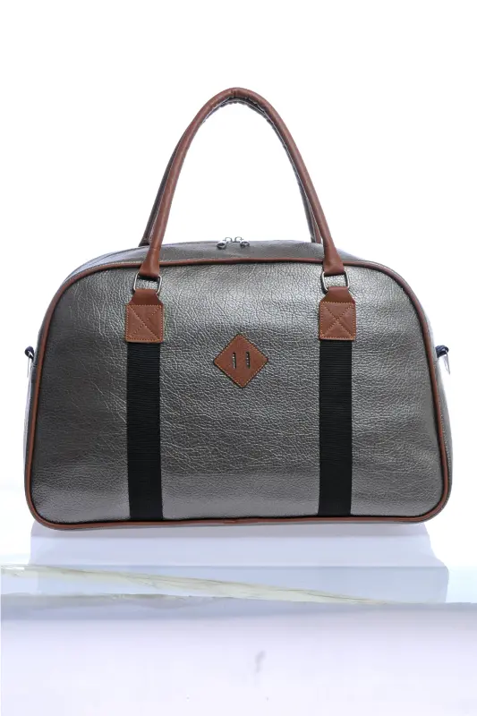 Gk25 Klasik Seyahat Valizi Spor Hastane Çantası El Ve Omuz Annebebek Çantası Kabin Boy Hostes Valiz-ANTRESİT - 2