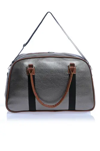 Gk25 Klasik Seyahat Valizi Spor Hastane Çantası El Ve Omuz Annebebek Çantası Kabin Boy Hostes Valiz-ANTRESİT - 3