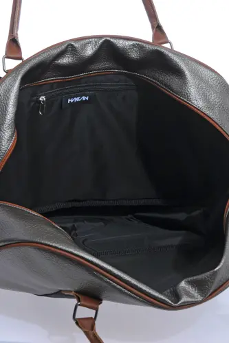 Gk25 Klasik Seyahat Valizi Spor Hastane Çantası El Ve Omuz Annebebek Çantası Kabin Boy Hostes Valiz-ANTRESİT - 4