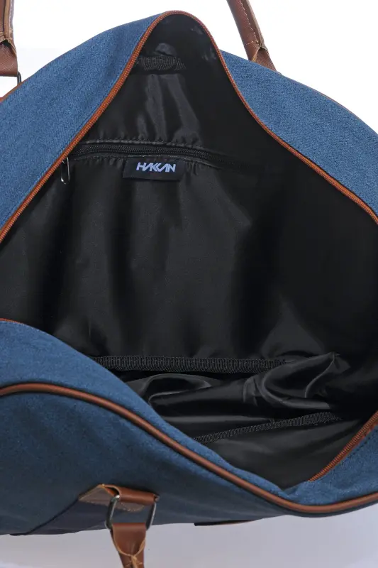 Gk25 Klasik Seyahat Valizi Spor Hastane Çantası El Ve Omuz Annebebek Çantası Kabin Boy Hostes Valiz-DENİM - 4