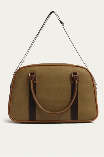 Gk25 Klasik Seyahat Valizi Spor Hastane Çantası El Ve Omuz Annebebek Çantası Kabin Boy Hostes Valiz-HAKİ - BY HAKAN (1)