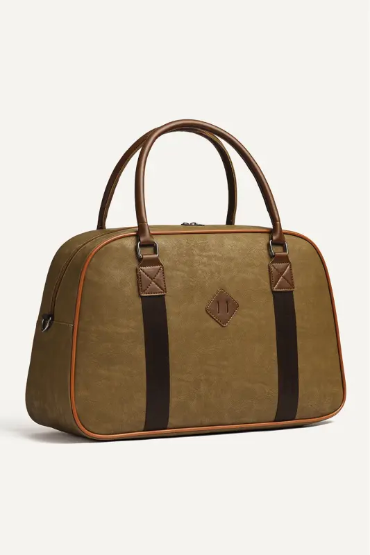 Gk25 Klasik Seyahat Valizi Spor Hastane Çantası El Ve Omuz Annebebek Çantası Kabin Boy Hostes Valiz-HAKİ - 1