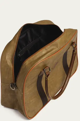 Gk25 Klasik Seyahat Valizi Spor Hastane Çantası El Ve Omuz Annebebek Çantası Kabin Boy Hostes Valiz-HAKİ - 3