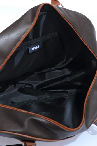 Gk25 Klasik Seyahat Valizi Spor Hastane Çantası El Ve Omuz Annebebek Çantası Kabin Boy Hostes Valiz-KAHVERENGİ - 4