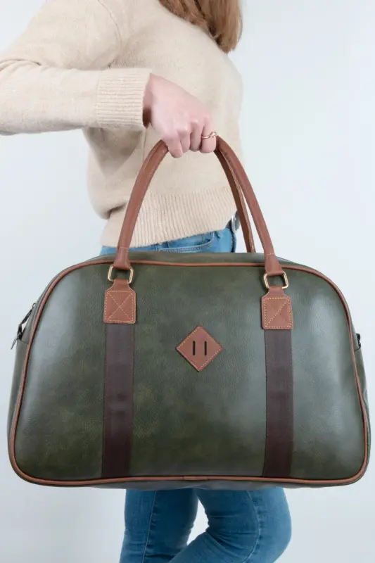 Gk25 Классический Дорожный Чемодан Спортивная Больничная Сумка Ручная и Плечевая Сумка для Мамы и Малыша Ручная Кладь Бортпроводника-İPEKYOL YEŞİL - 3