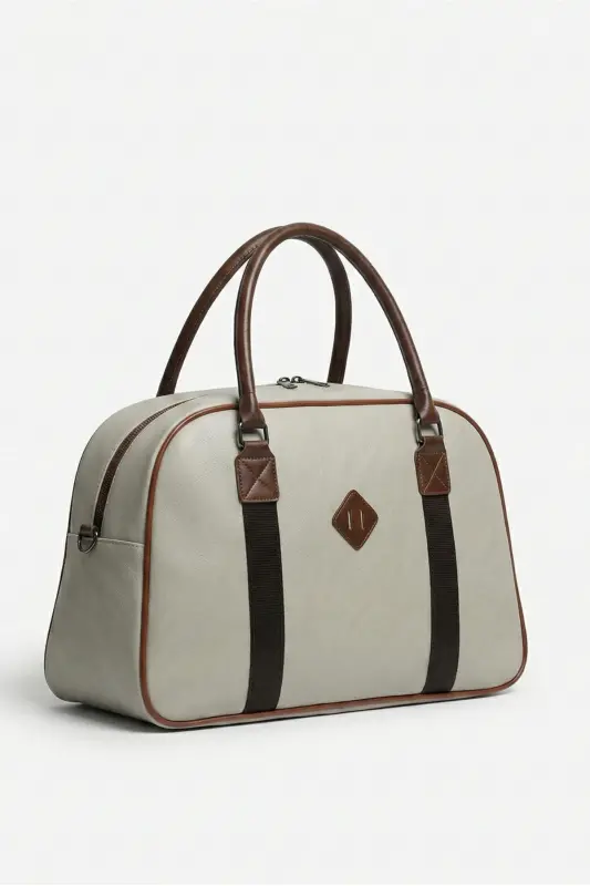 Gk25 Unisex Spor Çantası Ve El Valizi Vizon Taba-VİZON TABA - 3