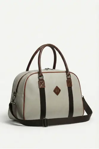 Gk25 Unisex Spor Çantası Ve El Valizi Vizon Taba-VİZON TABA - 4