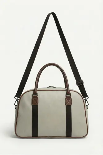 Gk25 Unisex Spor Çantası Ve El Valizi Vizon Taba-VİZON TABA - 5