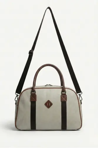 Gk25 Unisex Spor Çantası Ve El Valizi Vizon Taba-VİZON TABA - 6