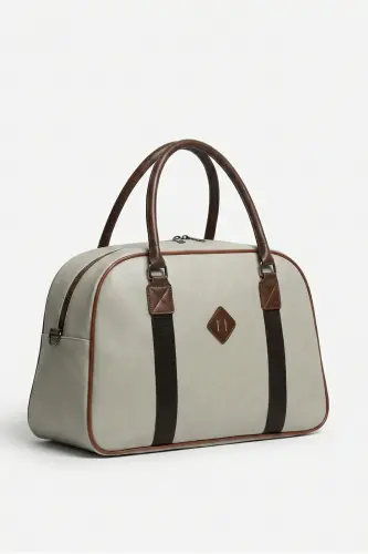 Gk25 Unisex Spor Çantası Ve El Valizi Vizon Taba-VİZON TABA - 3