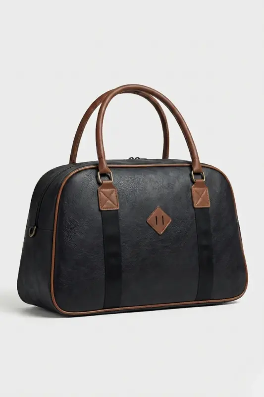 Gk25 Unisex Sports Bag and Carry-on Belinda Black-tan - 2