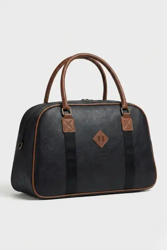 Gk25 Unisex Sports Bag and Carry-on Belinda Black-tan - BYHAKAN (1)