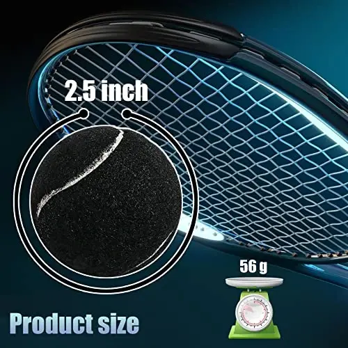 GKK Tennis Balls 12 Pack Durable Pressurized Tennis Balls Yellow Felt Training Tennis Balls High Bounce Practice Tennis Balls for Beginners Dogs - 4