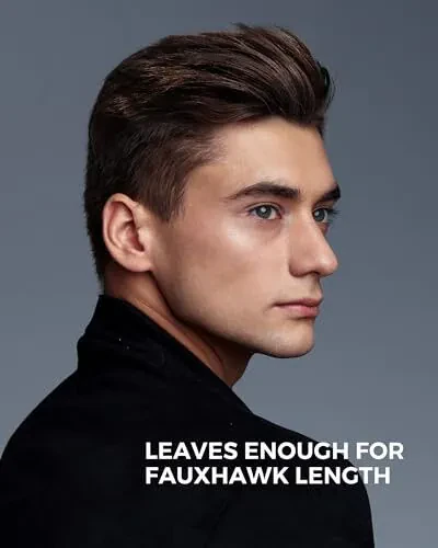 GLAKER Soch qirqish mashinasi Erkaklar uchun Professional - Simsiz soch qirqish va Trimmerlar to'plami, Soch qirqish va Soqol parvarishi uchun to'liq Sartaroshlar to'plami, Erkaklar uchun Soch qirqish to'plamlari, Haritalash va Solğun Kesish uchun - 4