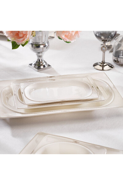 Glamor Nova Dinner Set 60 Pieces Platinum - 2