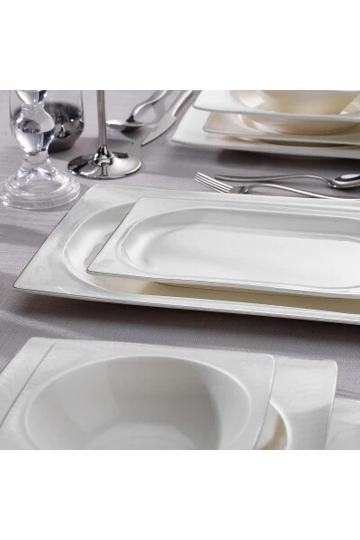 Glamor Private Ovqat To'plam 60 dona Oq - Modazone (1)