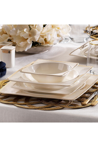 Glamor Regal Dinner Set - 60 Pieces - Gold - 5