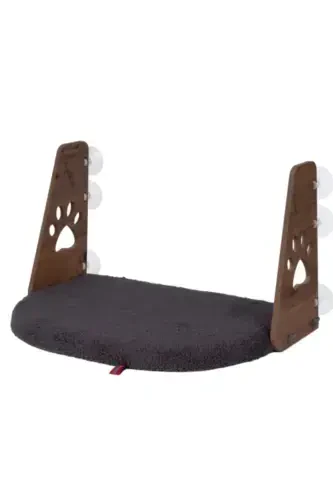 Glass Bed Suction Cup Cat Glass Bed Suction Cup Bed Anthracite-Anthracite - 2