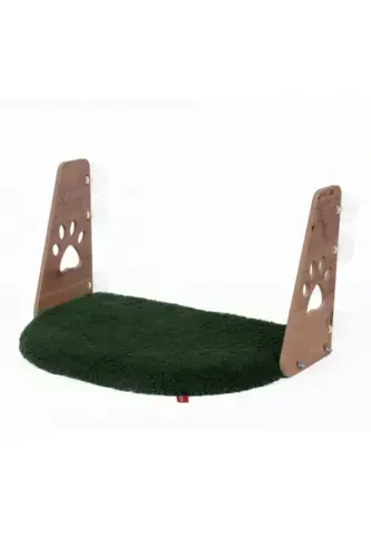 Glass Bed Suction Cup Cat Glass Bed Suction Cup Bed Green-Green - PUGALO (1)