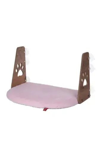 Glass Bed Suction Cup Cat Glass Bed Suction Cup Bed Pink-Pink - PUGALO (1)
