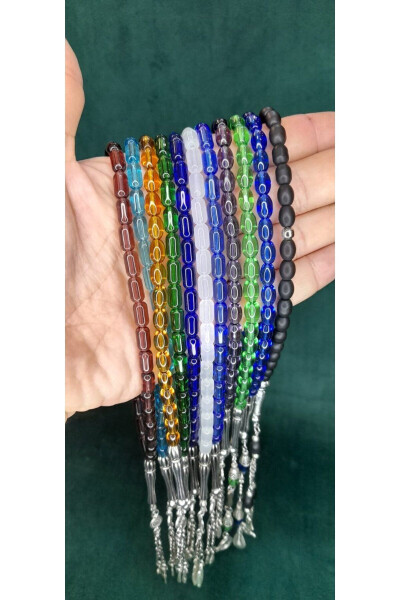 Glass Tasbih Set of 4 (Individually Gift Boxed) T-447-1 - ANEMORE COLLECTION