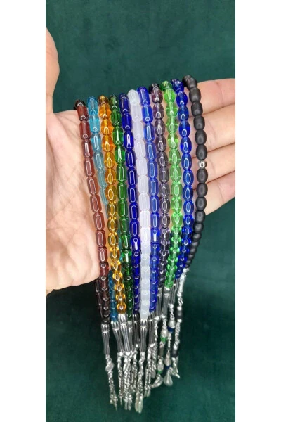 Glass Tasbih Set of 4 (Individually Gift Boxed) T-447-1 - ANEMORE COLLECTION