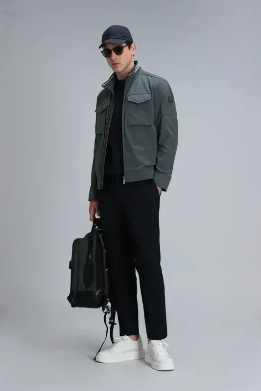 Glen Smart Erkaklar uchun Chino Shimlar Slim Fit Ko'k - LUFIAN