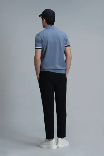 Glen Smart Erkaklar uchun Chino Shimlar Slim Fit Ko'k - 6